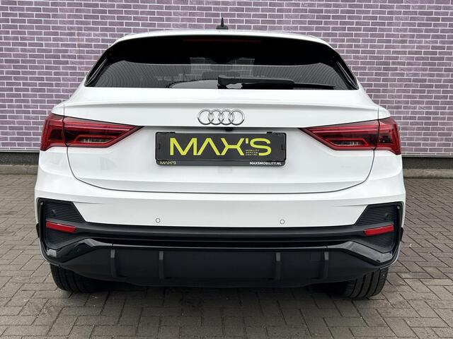 Audi Q3 Sportback 45 TFSI e S Edition | PHEV | Adaptieve Cruise Control | S-Line exterieur | Stoelverwarming | Fullmap navigatie | Trekhaak elektrisch | Sonos Premium Audio | Matrix LED Koplampen | Parkeercamera | 18"LM-velgen
