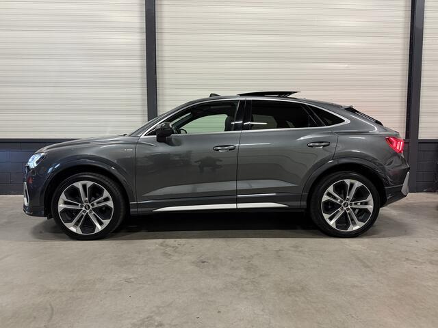 Audi Q3 Sportback 35 TFSI S-Line CARBON EDITION PANO/B&O/20"/ACC/360CAMERA/MATRIX/S-LINE LEER/STANDKACHEL/CARPLAY/KEYLESS/VIRTUAL/SFEER/DAYTONA-GRAU/NIEUWPRIJS ¤ 73.185,-!!!!