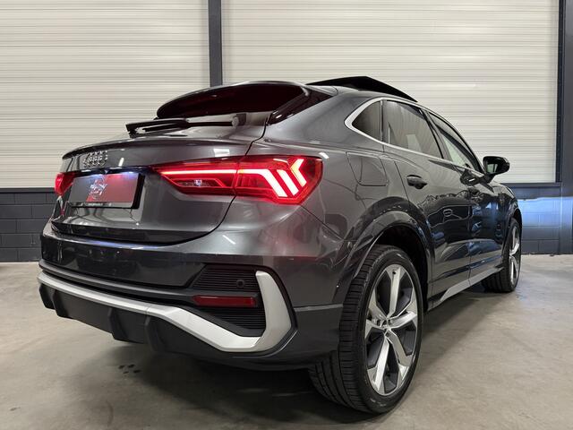 Audi Q3 Sportback 35 TFSI S-Line CARBON EDITION PANO/B&O/20"/ACC/360CAMERA/MATRIX/S-LINE LEER/STANDKACHEL/CARPLAY/KEYLESS/VIRTUAL/SFEER/DAYTONA-GRAU/NIEUWPRIJS ¤ 73.185,-!!!!