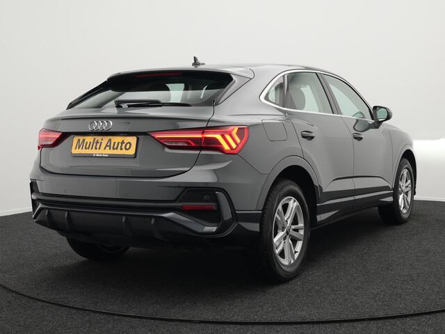 Audi Q3 Sportback 45 TFSI e Edition Plug in Hybrid Nano Grey Metallic 245pk PHEV | Navigatie | Adaptive Cruise | Trekhaak af Fabriek | Stoelverwarming | DAB | Climate Control | Virtual |