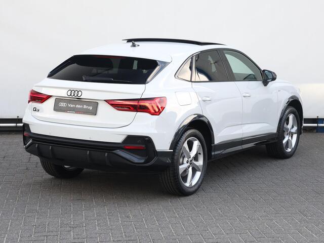 Audi Q3 Sportback 45 TFSI e Edition | Pano dak | Optiek zwart plus | Sonos | Elektrische voorstoelen met geheugen | Nieuwprijs ¤ 75.266,00