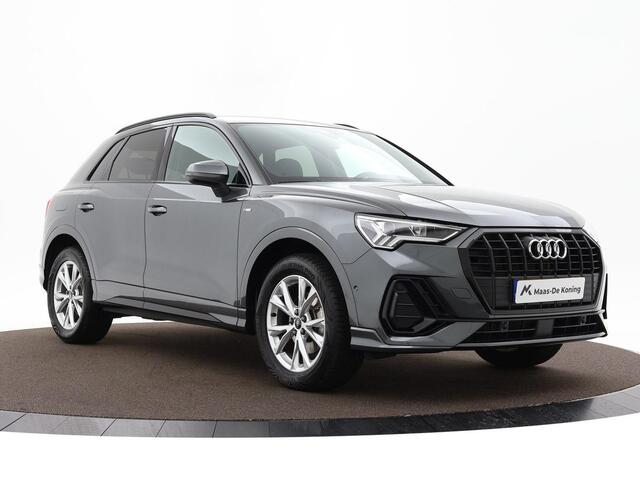 Audi Q3 35 TFSI S 150pk S-Tronic S Line · Camera · Navigatie · Adaptieve Cruise Control · 18'' Velgen · Zwart optiek · Apple Carplay/Android Auto · Garantie t/m 19-09-2027 of 100.000km