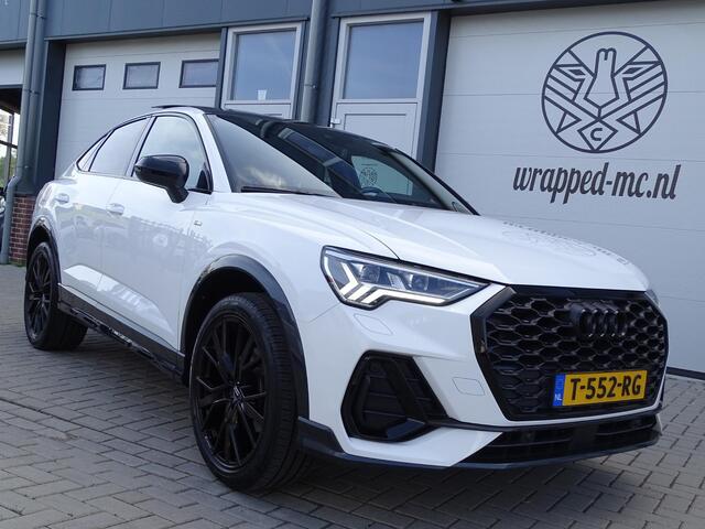 Audi Q3 Sportback 35 TFSI S Edition Automaat, F1-Flippers, Bedienbaar stuur, Panoramadak, Dode Hoek, Leder Sport Interieur, Camera, Navigatie, Multimedia, Airco/ECC, Cruisecontrol, Parkeersensoren, LM-velgen, Led