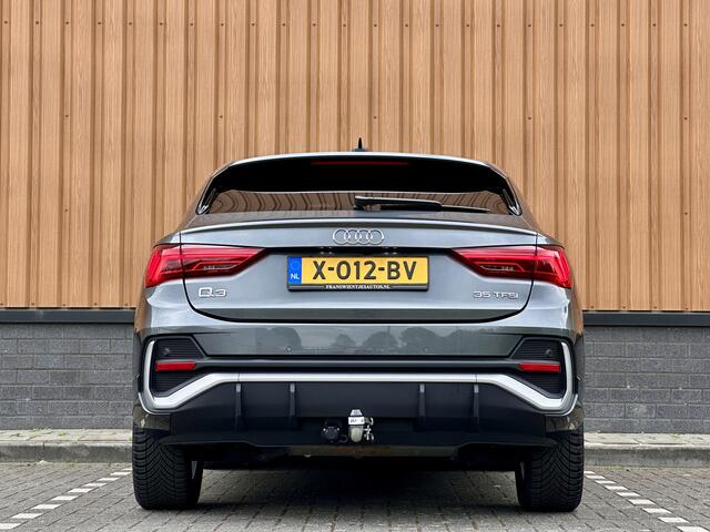 Audi Q3 Sportback 35 TFSI S Edition | Adaptive Cruise Control | Afn. Trekhaak | Achteruitrijcamera | Parkeersensoren | Stoelverwarming | LED | Apple Carplay | Android Auto | Elektrische Achterklep