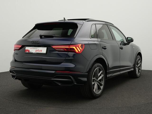 Audi Q3 45 TFSI e 245 pk S-tronic Advanced edition / S-Line | Panoramadak | Trekhaak | Matrix LED | Elektr. stoelen | SONOS | Rondomzicht camera