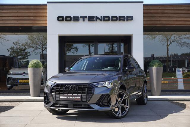Audi Q3 45TFSIe/245pk S-Line|2023|Panoramadak|Trekhaak|21"LMV|Sonos|Matrix-LED|Keyless|Optik Schwarz|Cruise+ACC|Blindspot|El.stoelverstelling