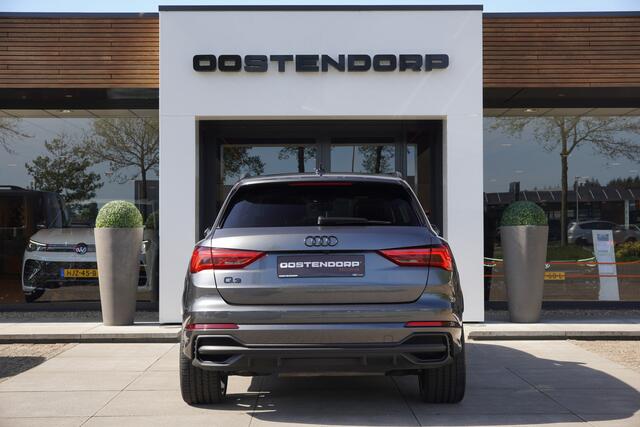 Audi Q3 45TFSIe/245pk S-Line|2023|Panoramadak|Trekhaak|21"LMV|Sonos|Matrix-LED|Keyless|Optik Schwarz|Cruise+ACC|Blindspot|El.stoelverstelling