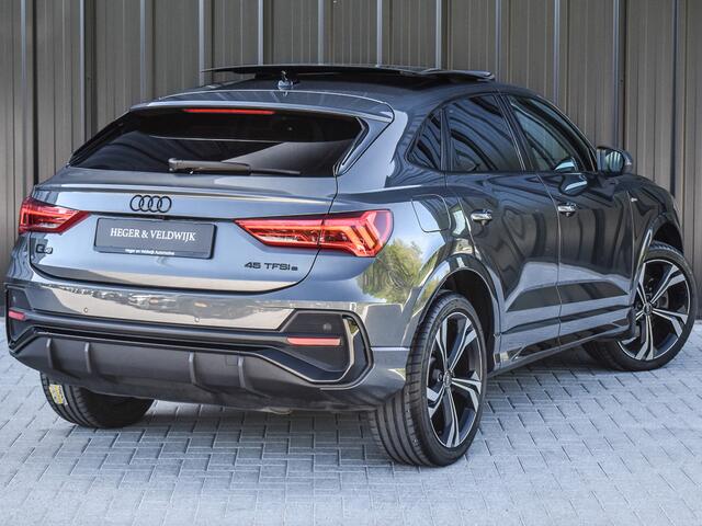 Audi Q3 Sportback 45 TFSI e S EDITION | PANORAMADAK | SONOS SOUND | ADAPTIVE CRUISE |MATRIX-LED | FULL EDER | TREKHAAK | KEYLESS | AMBIANCE INTERIEUR