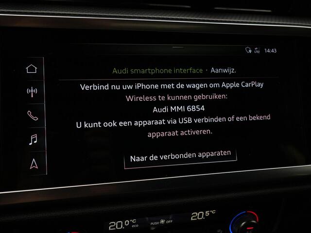 Audi Q3 35 TFSI 150 pk S-tronic S edition | Panoramadak | Leder | Achteruitrijcamera | Navigatie | Stoelverwarming | Keyless Entry