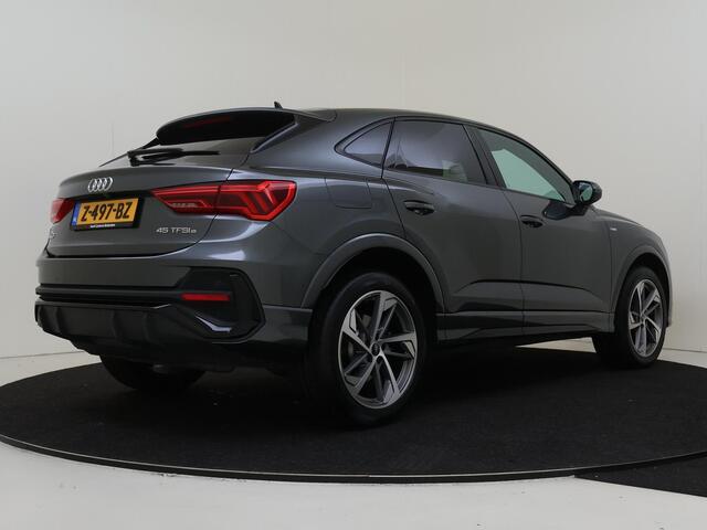 Audi Q3 Sportback 45 TFSI e S Edition | Navigatie Plus | Keyless | Lederen bekleding | Stoelverwarming | Elektrische achterklep | LED verlichting | Achteruitrijcamera | CarPlay |