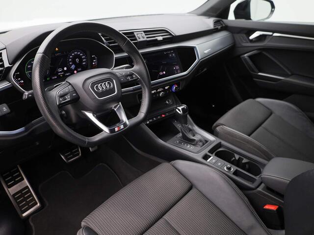 Audi Q3 Sportback 45 TFSi e 245 PK S-Tronic S-Line | VIRTUAL | KEYLESS | SHADOW | CAMERA | STOELVERW.