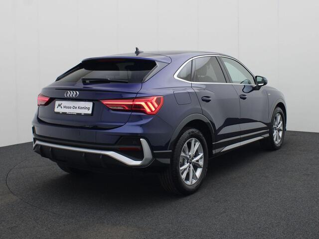 Audi Q3 Sportback 35 TFSI/150PK S Line · Drive select · Leder/Alcantara · Stoelverwarming · Garantie tot oktober 2029 of 100000km.