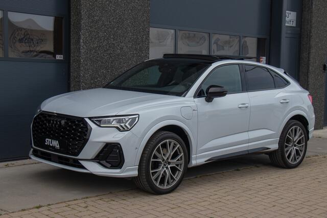 Audi Q3 Sportback 45 TFSI e S Edition | S-Line | PHEV | Audi Exclusive Suzuka Grey | Pano | 360 View | Elec. Memory Seats | 21 Inch Performance | Sfeer | Trekhaak | Virtual | Keyless | DAB | Carplay | Stoelverwarming | ACC | Pre Sense | Dealer Onderhouden | Garan