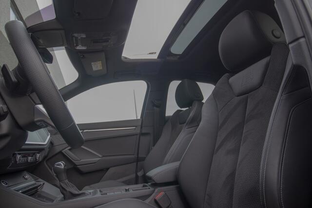Audi Q3 Sportback 45 TFSI e S Edition | S-Line | PHEV | Audi Exclusive Suzuka Grey | Pano | 360 View | Elec. Memory Seats | 21 Inch Performance | Sfeer | Trekhaak | Virtual | Keyless | DAB | Carplay | Stoelverwarming | ACC | Pre Sense | Dealer Onderhouden | Garan