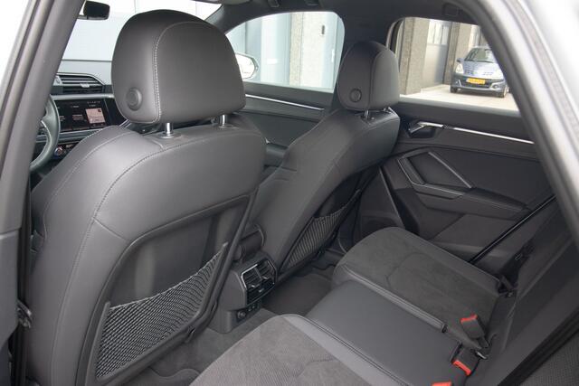Audi Q3 Sportback 45 TFSI e S Edition | S-Line | PHEV | Audi Exclusive Suzuka Grey | Pano | 360 View | Elec. Memory Seats | 21 Inch Performance | Sfeer | Trekhaak | Virtual | Keyless | DAB | Carplay | Stoelverwarming | ACC | Pre Sense | Dealer Onderhouden | Garan