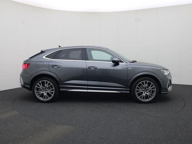 Audi Q3 Sportback 45 TFSI e 245pk S Edition · Apple/Android Car Play · Camera + Parkeersensoren · Zwenkbare trekhaak · Elektrische best. stoel · Garantie t/m 03-04-2029 of 100.000km