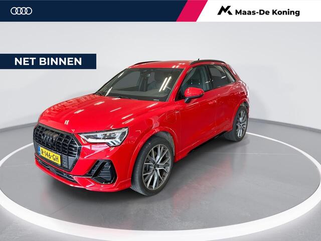 Audi Q3 45 TFSIe 245pk S-Tronic S Edition · Camera · Keyless · Side Assist · Inklap. Trekhaak · 20"Velgen · ACC · Stoelverwarming · Optiekpakket Zwart · Garantie t/m 11-01-2027 of 100.000km