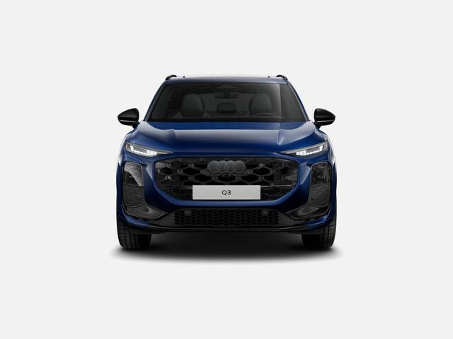 Audi Q3 e-hybrid S edition 272 PK · Tech plus · Glazen panoramadak · Trekhaak mech. draaibaar · Exterieur pakket zwart