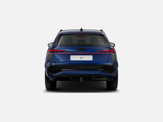 Audi Q3 e-hybrid S edition 272 PK · Tech plus · Glazen panoramadak · Trekhaak mech. draaibaar · Exterieur pakket zwart