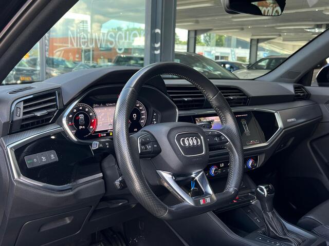 Audi Q3 40 TFSI quattro S Line edition one PANO | CAMERA | ELEKTRISCHE KLEP | VIRTUAL COCKPIT | STOELVERW |