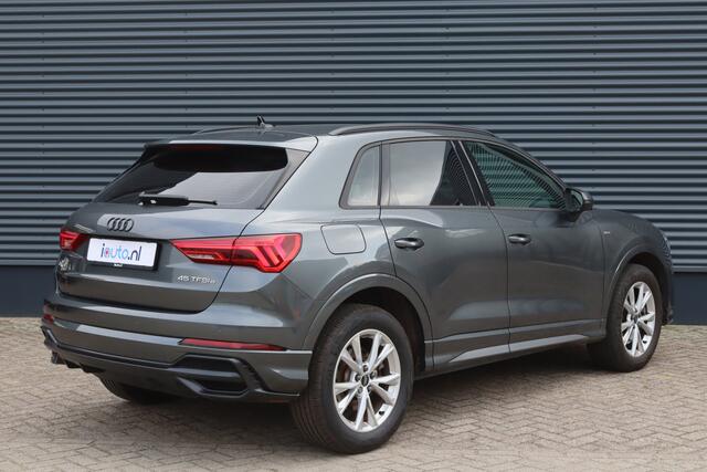 Audi Q3 45 TFSI e S-Line Matrix LED/ACC/Keyless/Sfeer/Dodehoek/Elek. klep/Trekhaak wegkl.