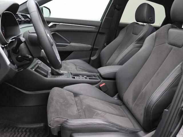 Audi Q3 Sportback 45 TFSI e S Edition 245PK DSG matrix led, trekhaak, adaptive cruise, panormadak, elek. bedienbare achterklep, side assist, 19" Lmv zwart