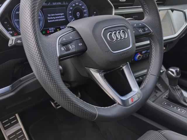 Audi Q3 Sportback 45 TFSI e S-LINE ** LED, VIRTUAL, ACC, OPTIK SHWARZ, KEYLESS, 19-inch LMV ** 1e EIG - UNFALLFREI ** ** INFORMEER OOK NAAR ONZE AANTREKKELIJKE FINANCIAL-LEASE TARIEVEN **