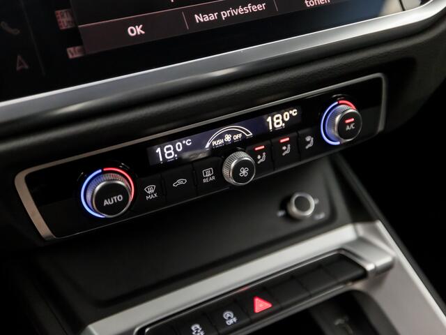 Audi Q3 35 TFSI Sportline 150Pk Automaat (APPLE CARPLAY, GROOT NAVI, GETINT GLAS, CLIMATE, SPORTSTOELEN, ELEK ACHTERKLEP, PARKEERSENSOREN, CRUISE, NIEUWSTAAT)