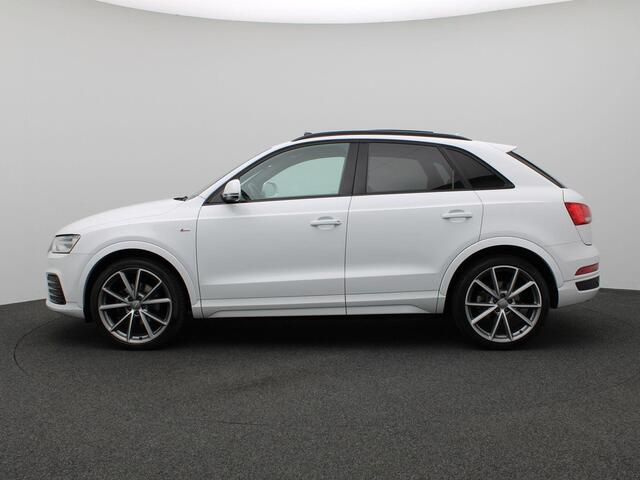 Audi Q3 1.4 TFSI CoD Sport S Line Edition 150PK S-Tronic Pano-Schuifdak, Navi, Cruise Controle, Clima, Sportstoelen, Trekhaak, 20" LM Velgen