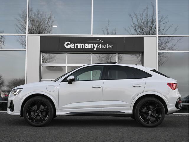 Audi Q3 Sportback 45TFSI E 245pk S-Edition Optic Black Pano Matrix Sfeerverlichting Virtual 20-Inch Keyless