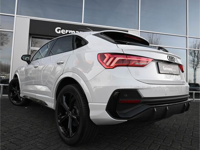 Audi Q3 Sportback 45TFSI E 245pk S-Edition Optic Black Pano Matrix Sfeerverlichting Virtual 20-Inch Keyless