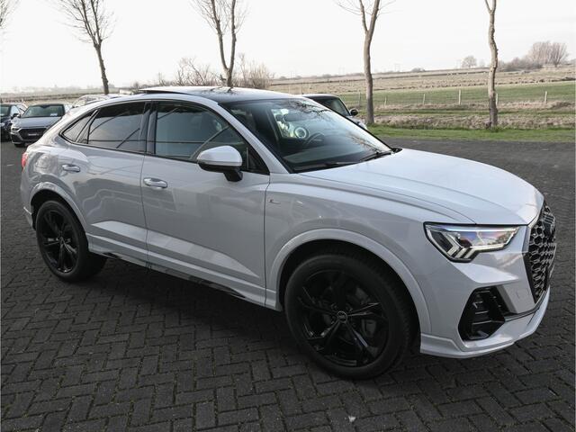 Audi Q3 Sportback 45TFSI E 245pk S-Edition Optic Black Pano Matrix Sfeerverlichting Virtual 20-Inch Keyless