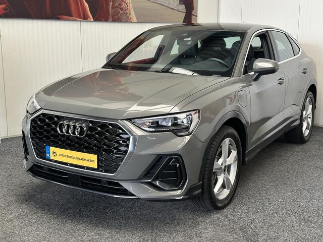 Audi Q3 SPORTBACK 45 TFSI e EDITION S LINE PHEV NAVIGATIE ADAPTIVE CRUISE CONTROL PANORAMADAK LEDER SONOS APPLE CARPLAY/ANDROID RIJSTROOKSENSOREN PARKEERSESNOREN ZEER MOOOI !! 3010