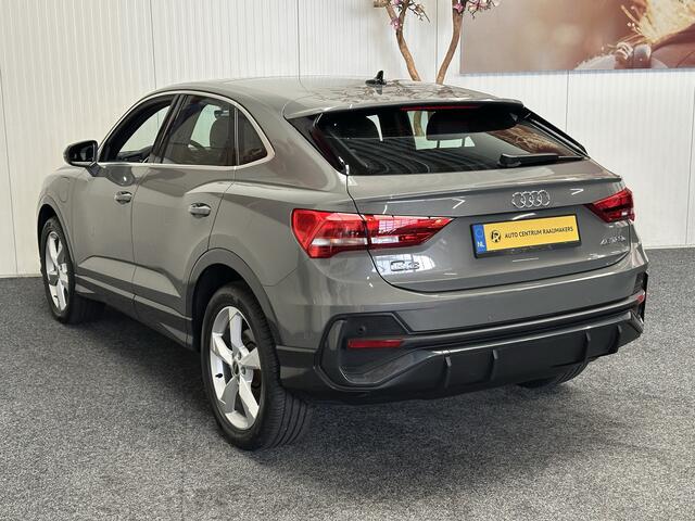 Audi Q3 SPORTBACK 45 TFSI e EDITION S LINE PHEV NAVIGATIE ADAPTIVE CRUISE CONTROL PANORAMADAK LEDER SONOS APPLE CARPLAY/ANDROID RIJSTROOKSENSOREN PARKEERSESNOREN ZEER MOOOI !! 3010
