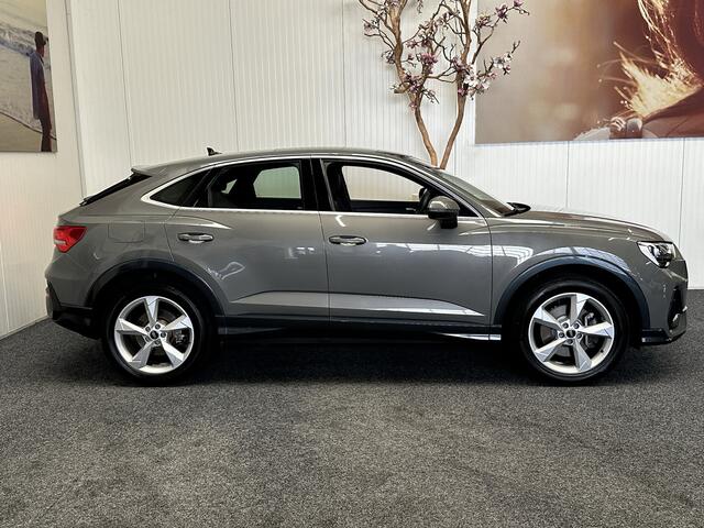Audi Q3 SPORTBACK 45 TFSI e EDITION S LINE PHEV NAVIGATIE ADAPTIVE CRUISE CONTROL PANORAMADAK LEDER SONOS APPLE CARPLAY/ANDROID RIJSTROOKSENSOREN PARKEERSESNOREN ZEER MOOOI !! 3010
