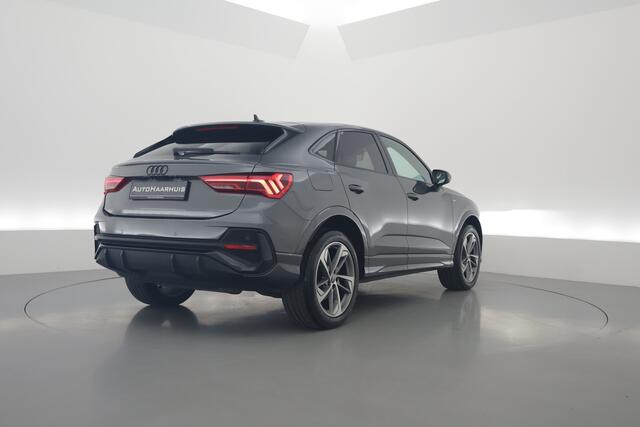 Audi Q3 Sportback 45 TFSI e 2x S Line | Elek. Trekhaak | Camera | Navi | Stoelverw. | Adapt. Cruise | Keyless | 19''