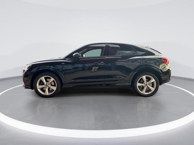 Audi Q3 Sportback 45 TFSIe 245pk S-Tronic S Edition · Camera · Side Assist · Adaptive Cruise Control · Zwart Optiek · Keyless · Stoelverwarming · Elek. Achterklep · 19"Velgen · Apple/Android Car Play