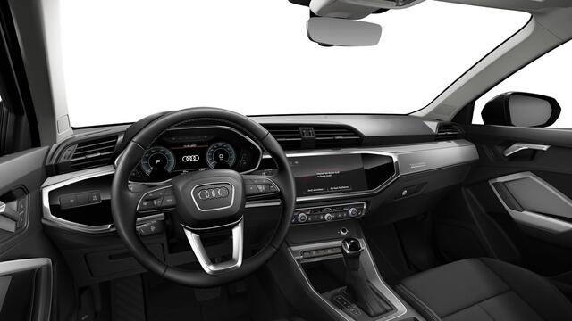 Audi Q3 45 TFSI e edition Panoramadak -Cruise Control - Getinte Ruiten - Buitenspiegels, elektrisch inklapbaar - Sportstoelen - Stoelen, vóór verwarmbaar - MMI Navigation Plus - LED-lichtpakket - Parkeerhulp achter -
