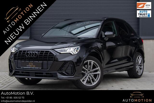 Audi Q3 45 TFSIe S edition PANO ELEKTR. STOEL CAMERA SFEER Sline