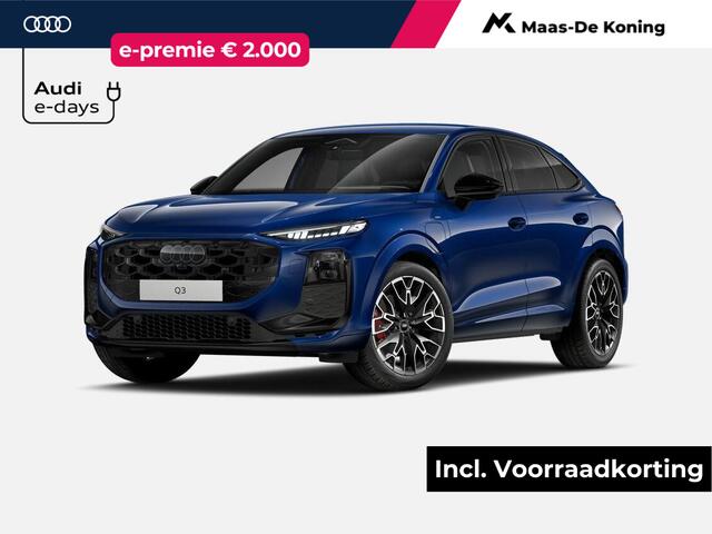 Audi Q3 Sportback 1.5 TFSI e-hybrid S edition 272 PK · Matrix LED koplampen · OLED achterlichten · Tech pakket Pro