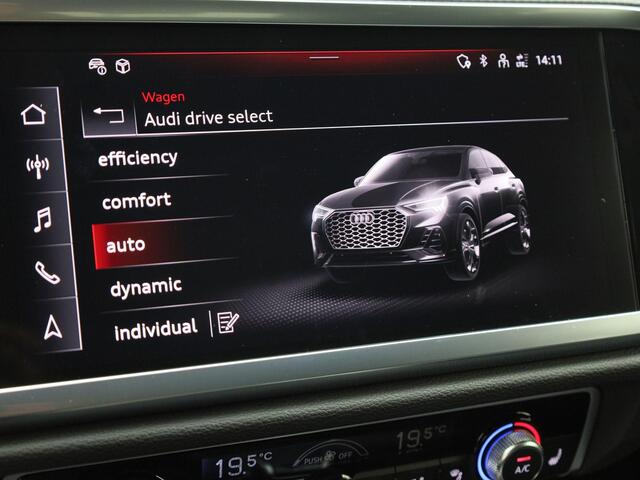 Audi Q3 Sportback 35 TFSI/150PK S Line · Apple/Android Car Play · Leder/Alcantara · Stoelverwarming · Garantie tot oktober 2029 of 100.000km