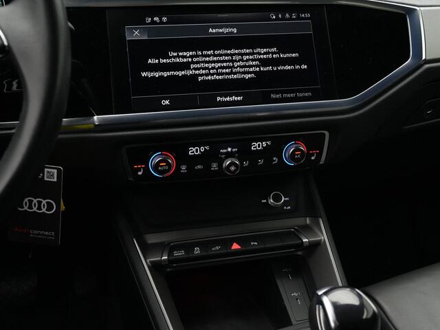 Audi Q3 45 TFSI e 245 pk S-tronic S-Line | Trekhaak | Leder | Sonos | Achteruitrijcamera | Stoelverwarming | Navigatie