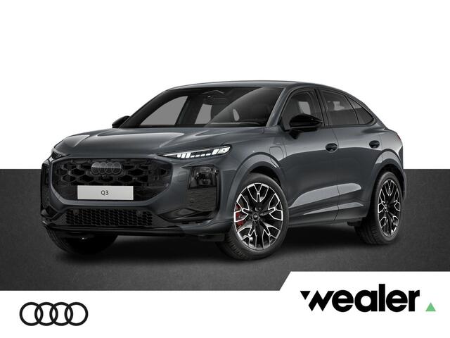 Audi Q3 1.5 200kW e-hybrid S edition | Privacy glas | Assistentiepakket advanced | Funktioneel pakket 2 | Mmi experience pro | Matrix led koplampen | S line-interieur met sportstoelen en zwarte lederen-kunstlederen bekleding | Techniekpakket pro | Optiekpakket zw