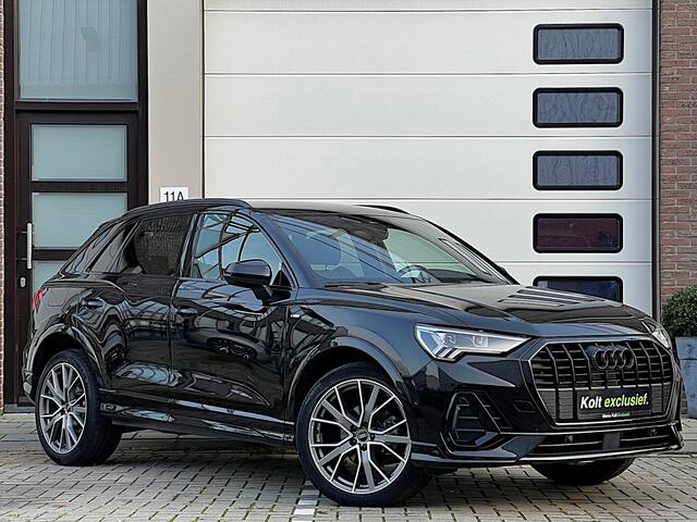 Audi Q3 35 TFSI Automaat S-Line Black edition 150 PK / Audi Virtual Cockpit / 20" Velgen / Apple CarPlay / Trekhaak Zwenkbaar / Camera / Sport Int / 1e Eigenaar!