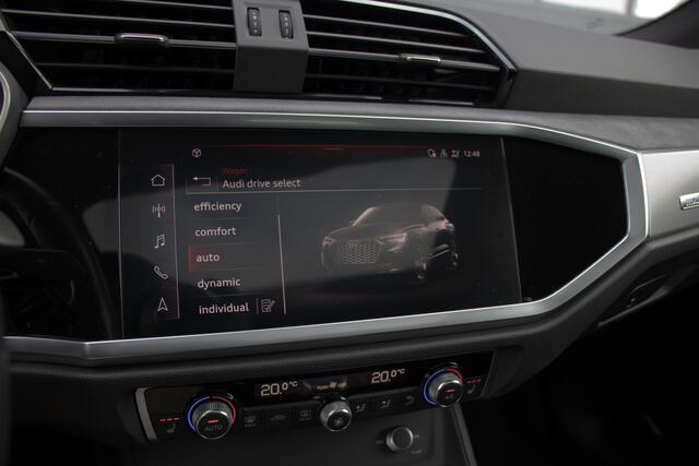 Audi Q3 Sportback 35 TFSI S Edition | S-Line | Black Line | BTW | Pano | 20 Inch Performance | Matrix LED | Virtual | Carplay | ACC | Climate | Stoelverwarming | Leder | DAB | Dealer Onderhouden | Garantie