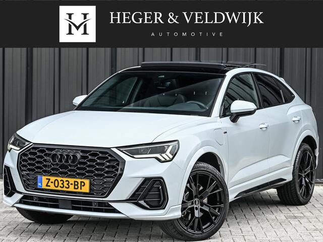 Audi Q3 Sportback 45 TFSI e S Edition · Panoramadak · Leder · Achteruitrijcamera · Stoelverwarming · Climate control · 20 Inch