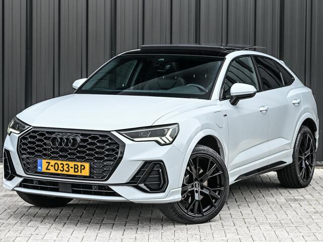 Audi Q3 Sportback 45 TFSI e S Edition · Panoramadak · Leder · Achteruitrijcamera · Stoelverwarming · Climate control · 20 Inch