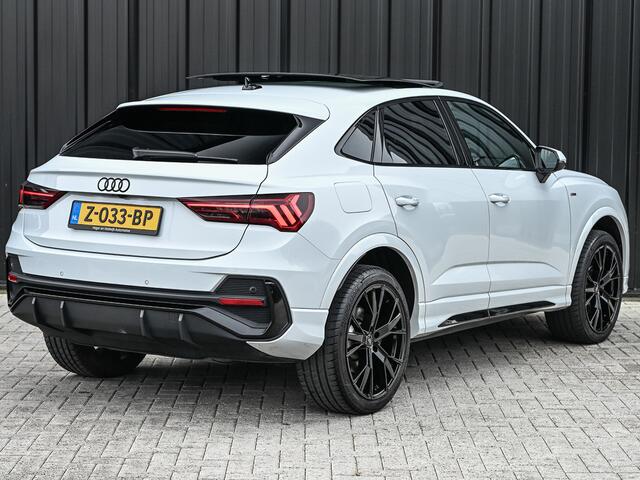Audi Q3 Sportback 45 TFSI e S Edition · Panoramadak · Leder · Achteruitrijcamera · Stoelverwarming · Climate control · 20 Inch