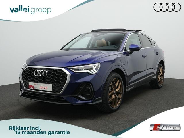 Audi Q3 Sportback 45 TFSI e 245 pk S-tronic S-Line | Panoramadak | Leder | Navigatie | Carplay | Elektr. achterklep | Parkeersensoren achter