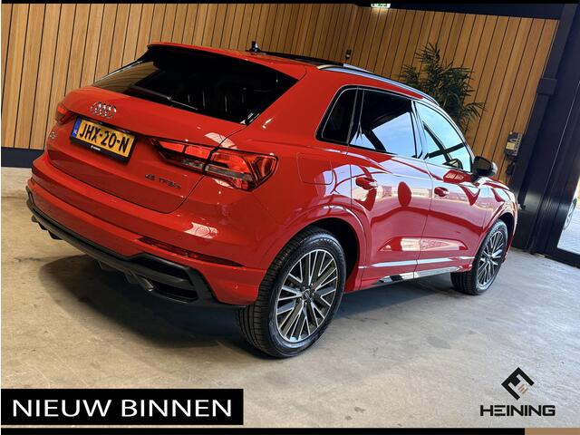 Audi Q3 45 TFSI e S edition. Pano. 2X S-Line. Apple-carplay. Blackline. 19 inch.